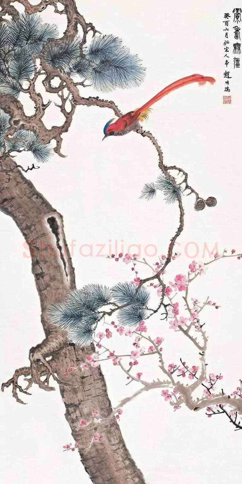 赵叔孺花鸟画欣赏 | 书画科普