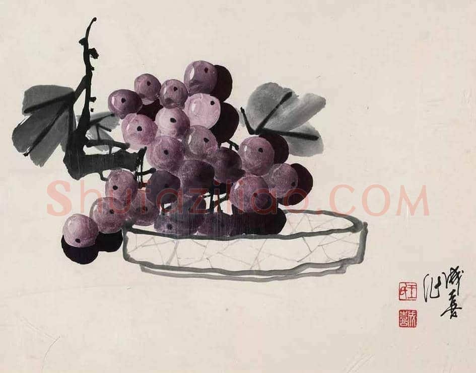 王成喜写意葡萄欣赏 | 书画科普