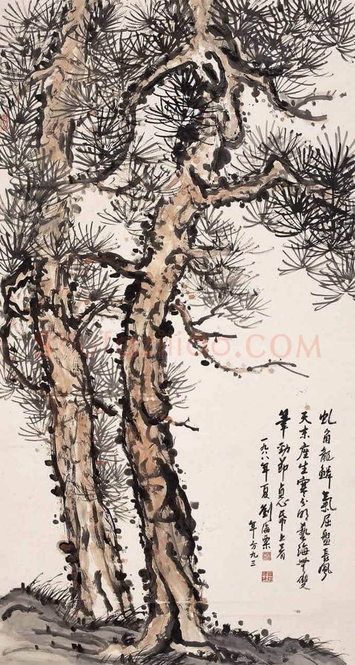 刘海粟花鸟画欣赏 | 书画资料