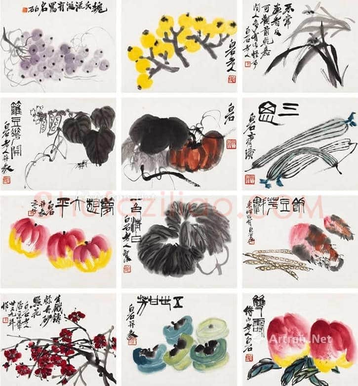 齐白石2018春拍超千万作品欣赏 | 书画百科