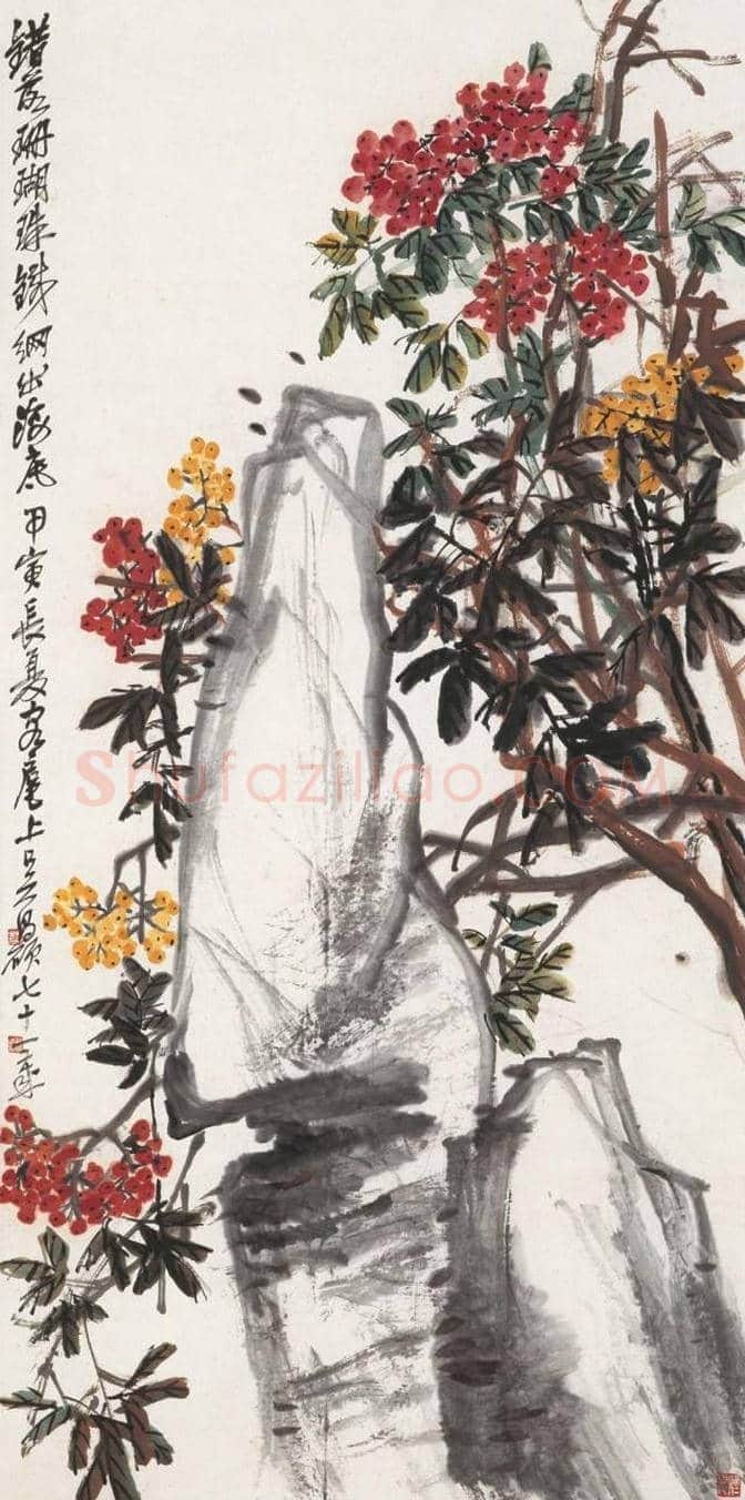 吴昌硕 | 金石入画，艳而不俗 | 书画知识