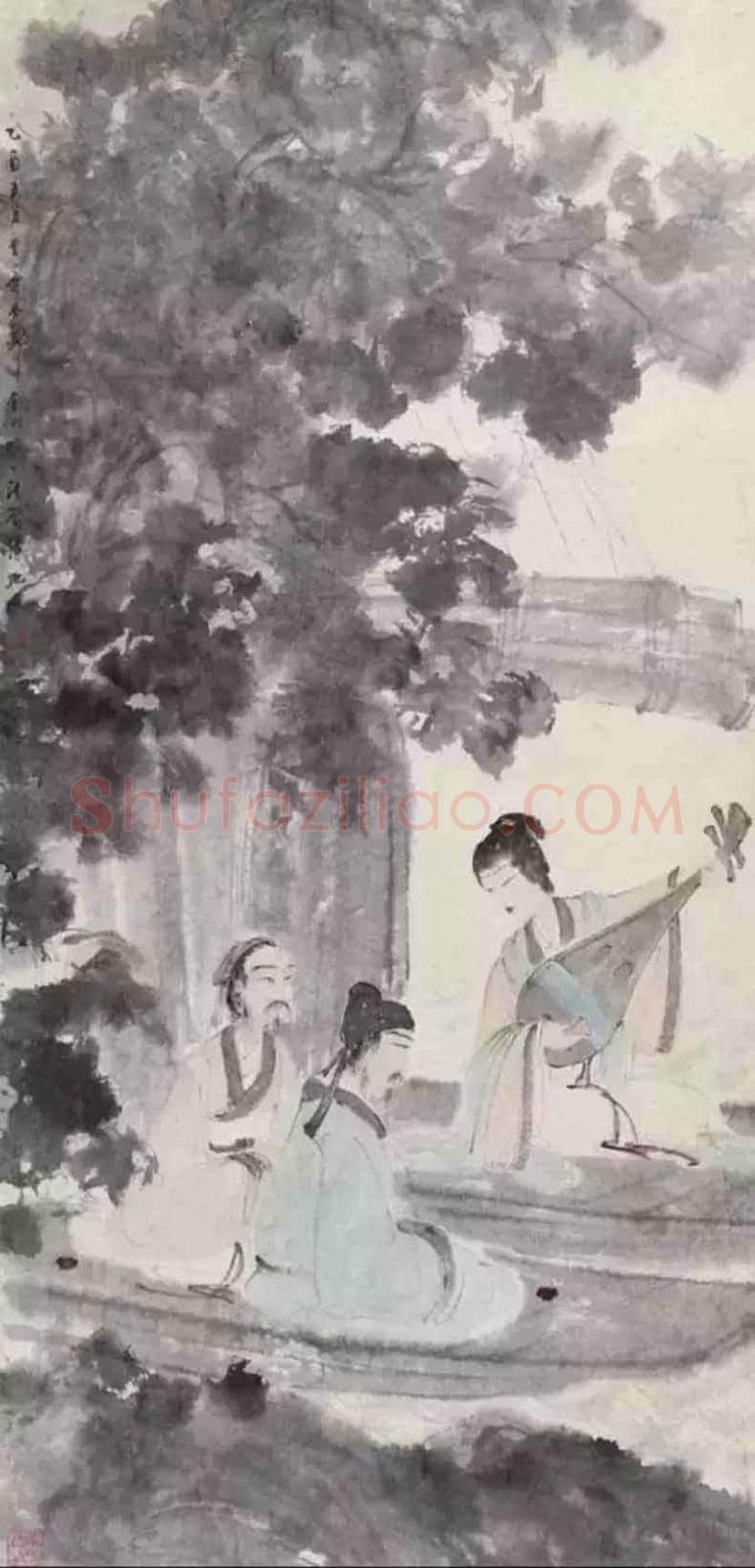 具有古诗意境的傅抱石绘画图赏 | 书画知识