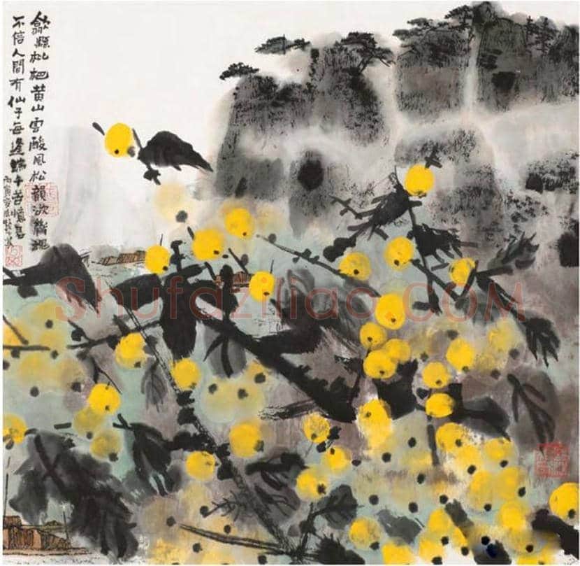 赖少其花鸟画作品欣赏 | 书画学堂