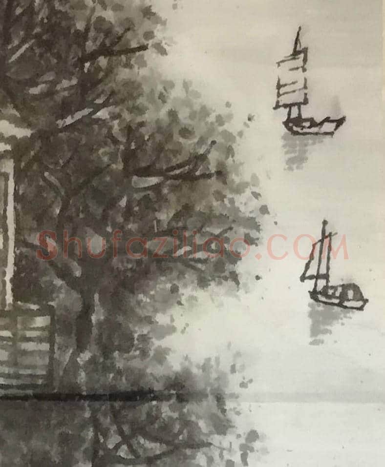 李可染国画《襟江阁》，李家山水代表作 | 国画赏析