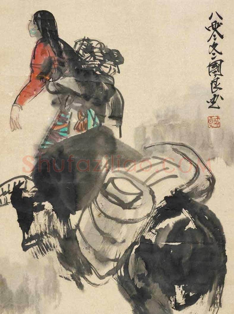 画僧史国良西藏风情人物画！ | 书画常识