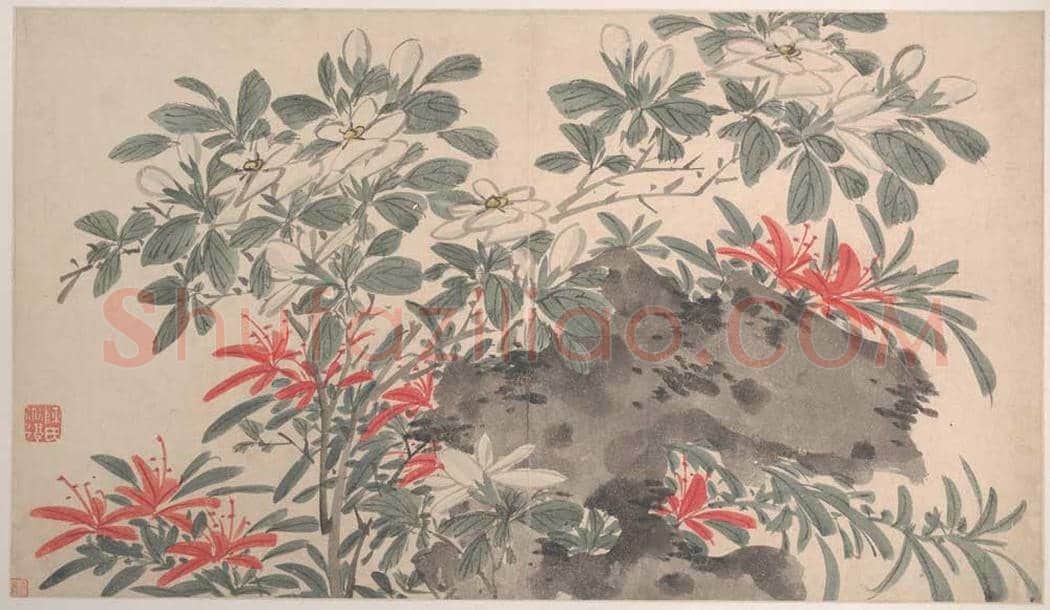 陈淳《花卉图》高清大图欣赏 | 书画常识