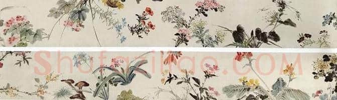 王雪涛《百卉图》中国小写意花鸟绘画巅峰之作 | 书画资料