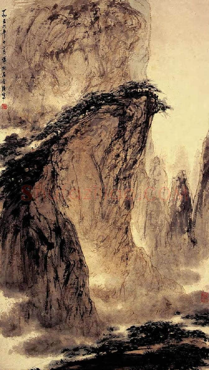 傅抱石山水画高清大图，美醉了！ | 书画科普