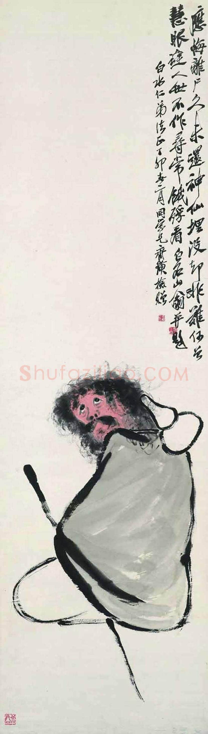 齐白石笔下的铁拐李欣赏 | 书画文摘