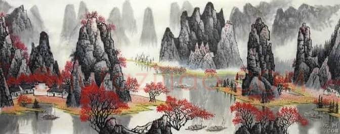 白雪石绘画作品《桂林山水》欣赏(100幅) | 书画文摘