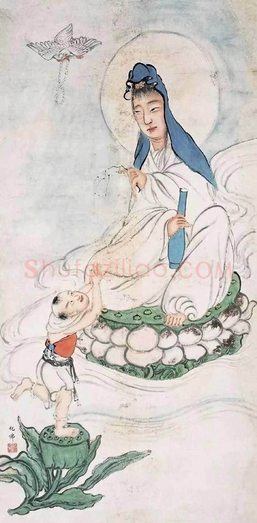 民国第一画佛高手钱化佛作品欣赏 | 书画资料