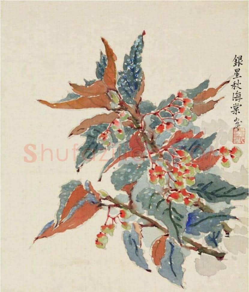 赖少其花鸟画作品欣赏 | 书画学堂