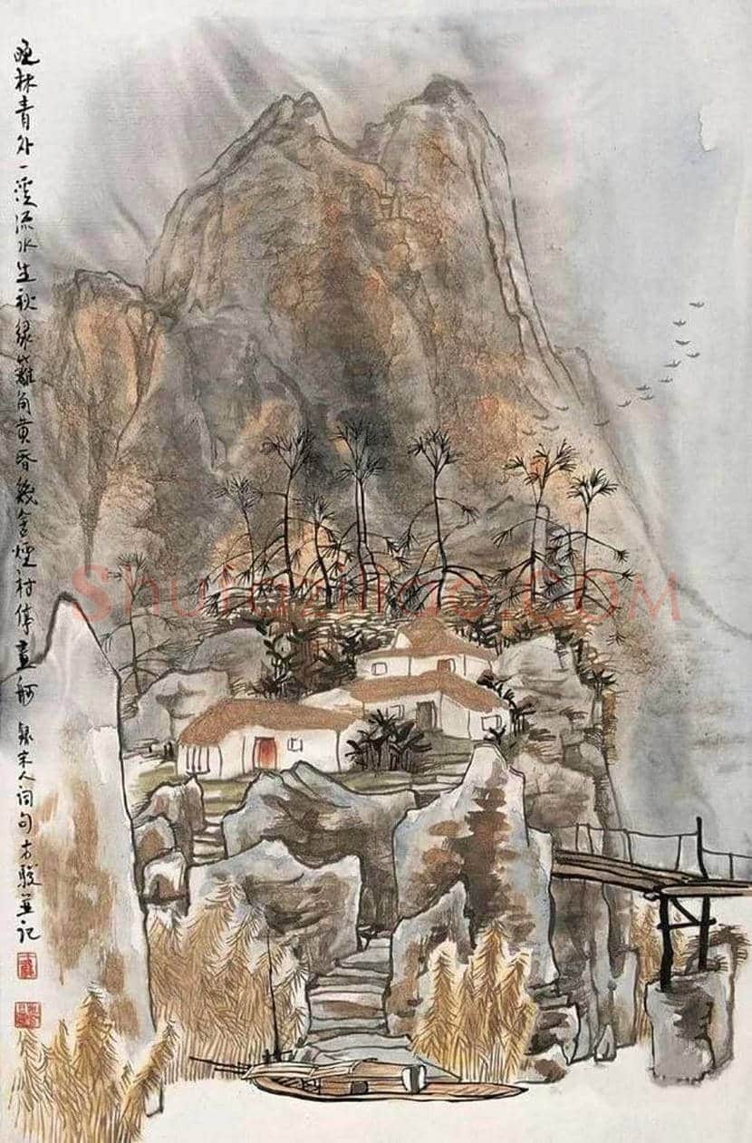 方骏山水画作品欣赏 | 书画常识