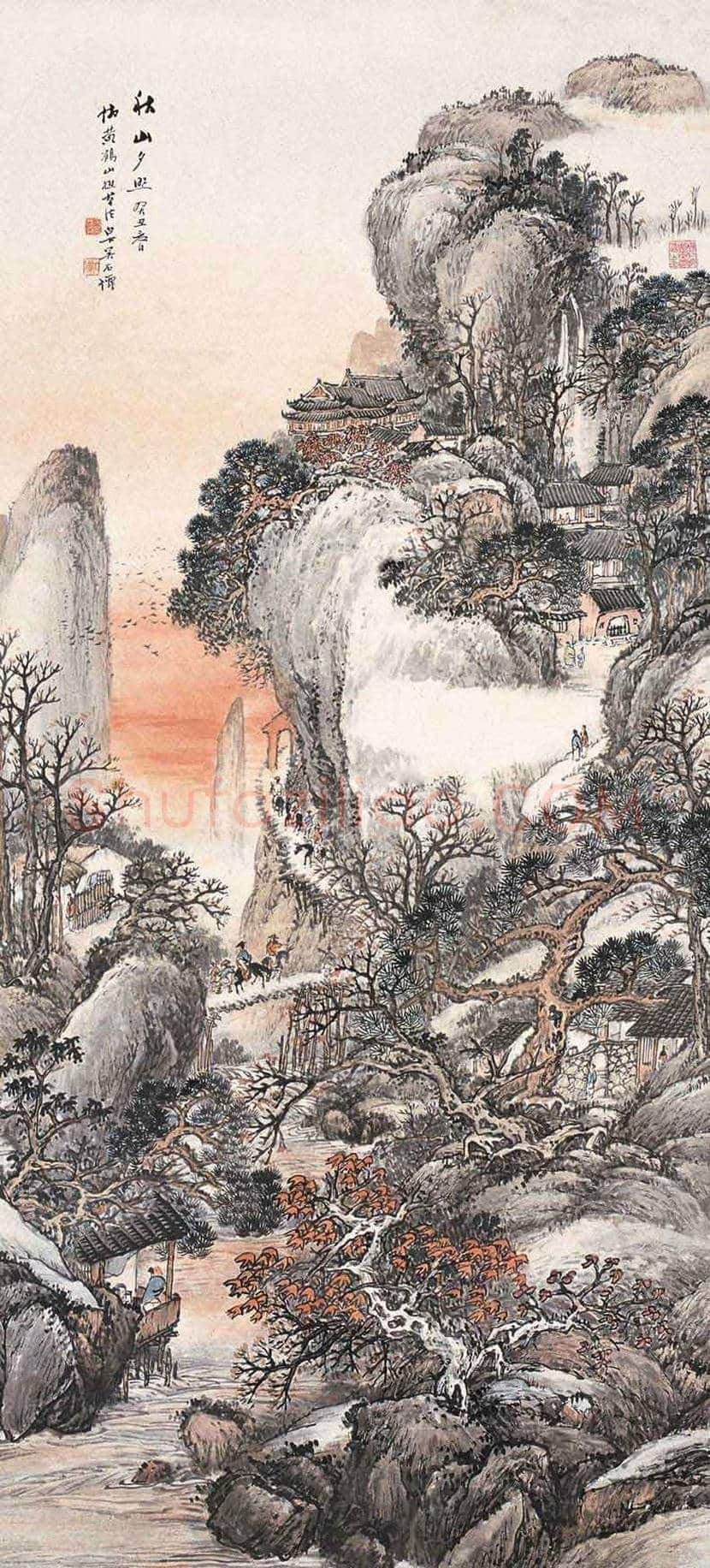 吴石仙山水画欣赏 | 书画科普