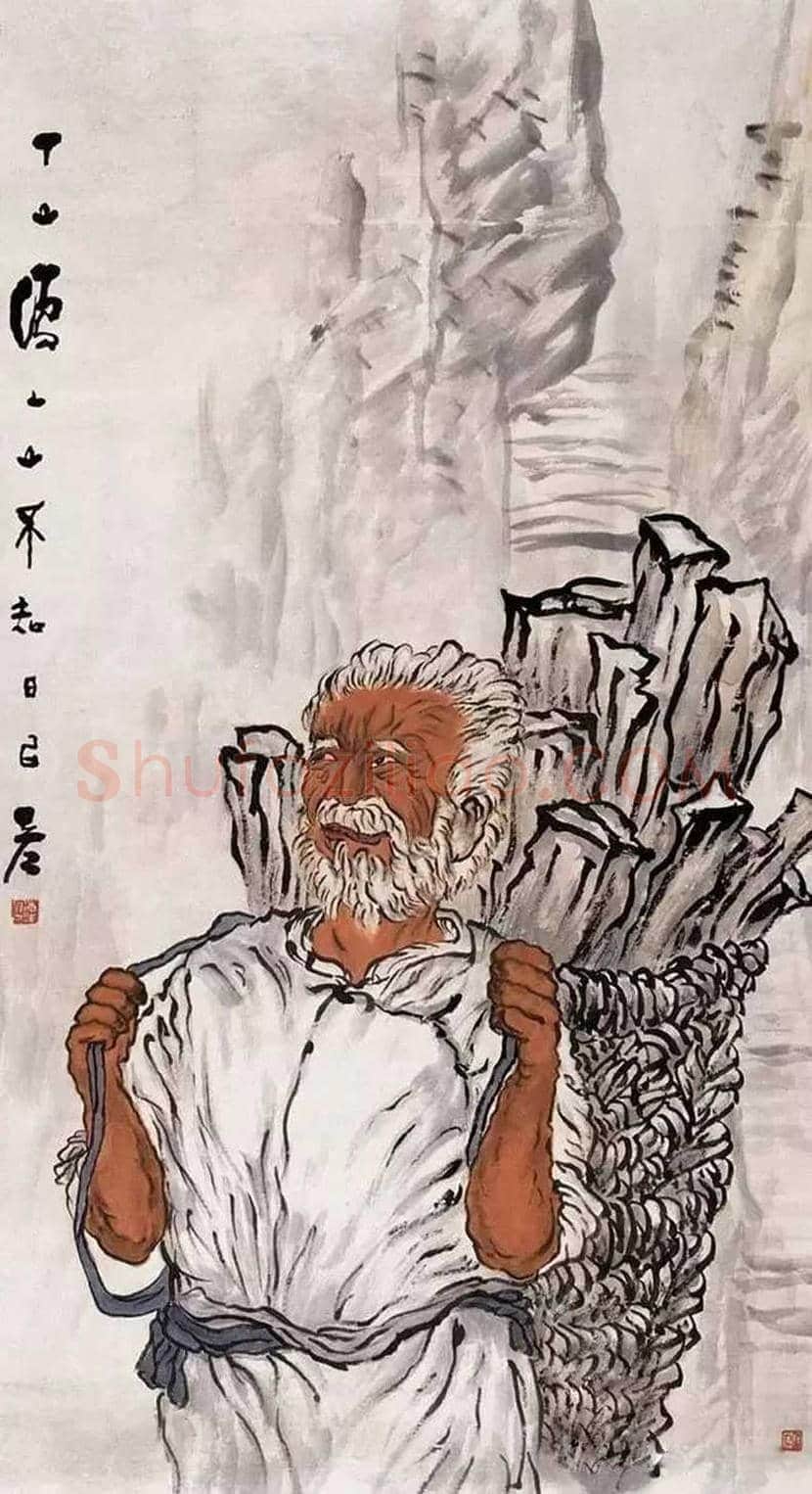 吕凤子人物画作品欣赏 | 书画百科