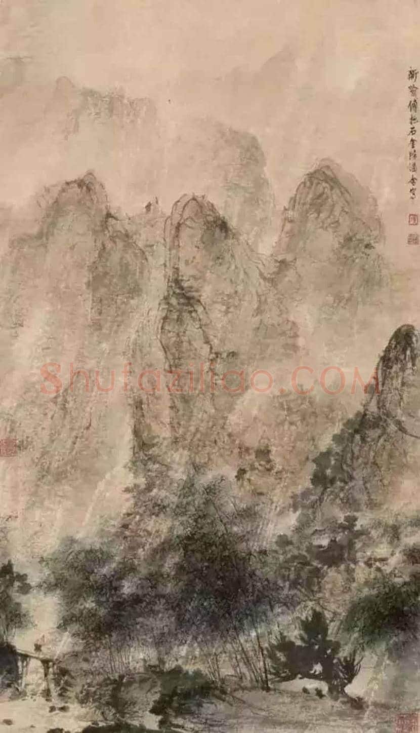 具有古诗意境的傅抱石绘画图赏 | 书画知识