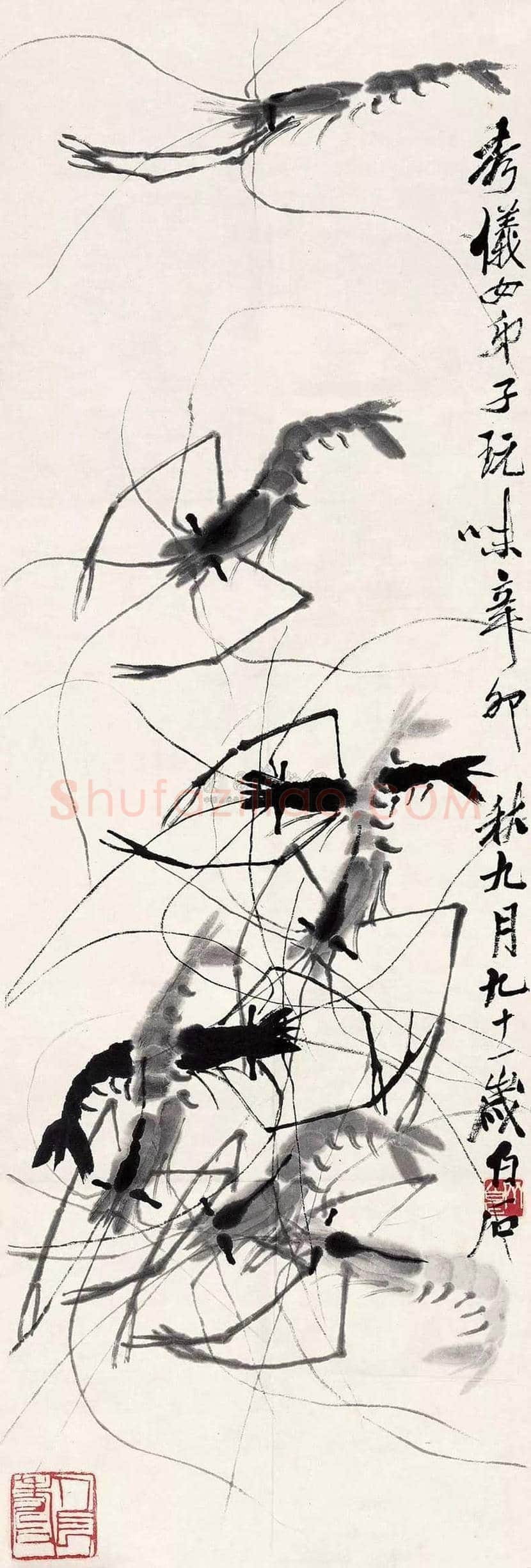 齐白石最贵的虾值多少钱? | 书画科普
