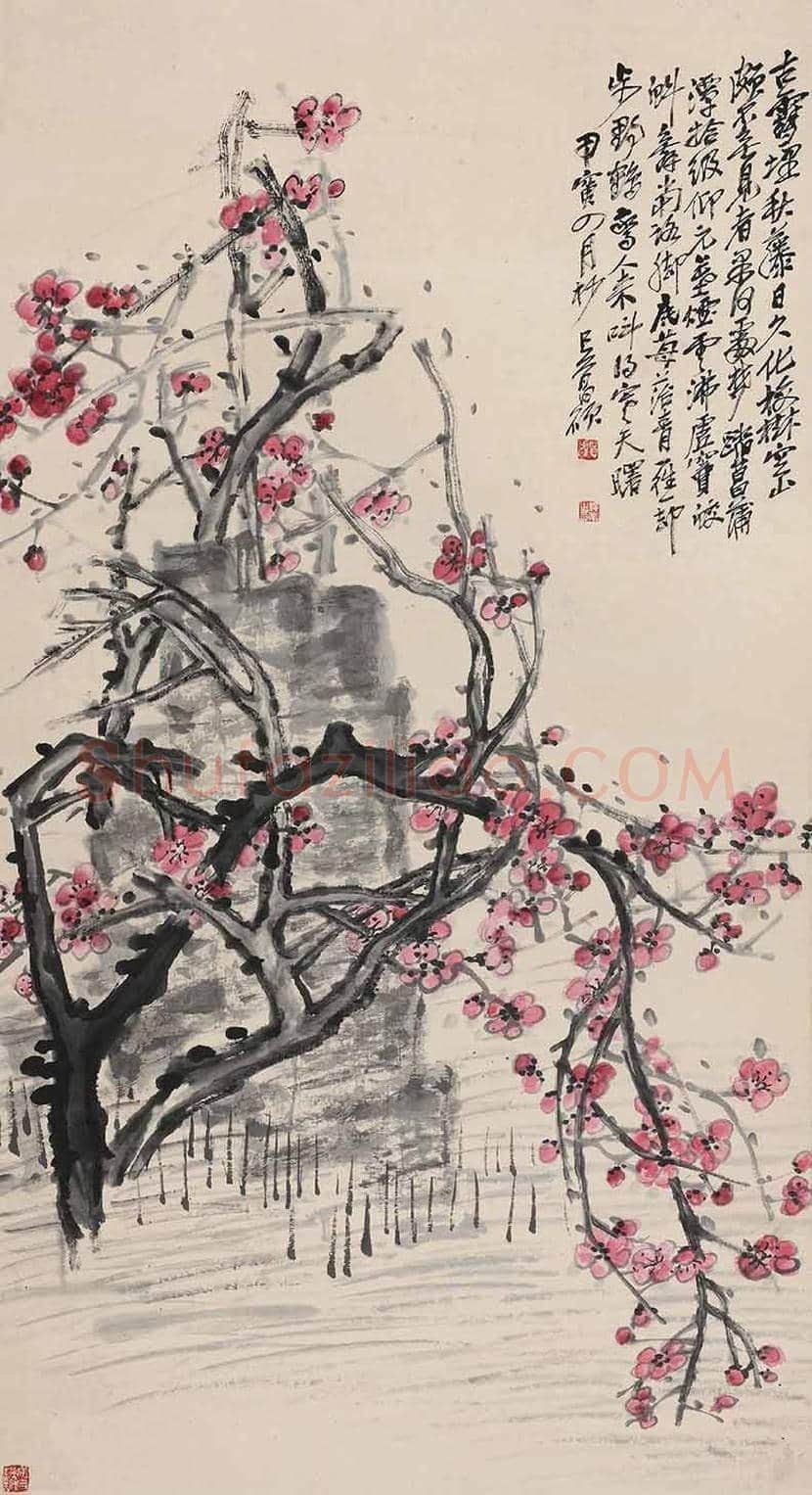 吴昌硕笔下的梅花，读你千遍也不厌！ | 书画文摘