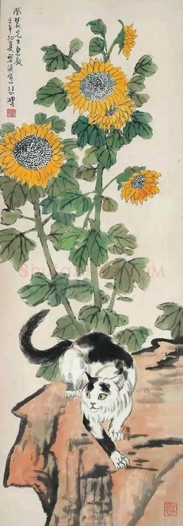 徐悲鸿笔下的46幅家畜图,形象生动 | 书画文摘