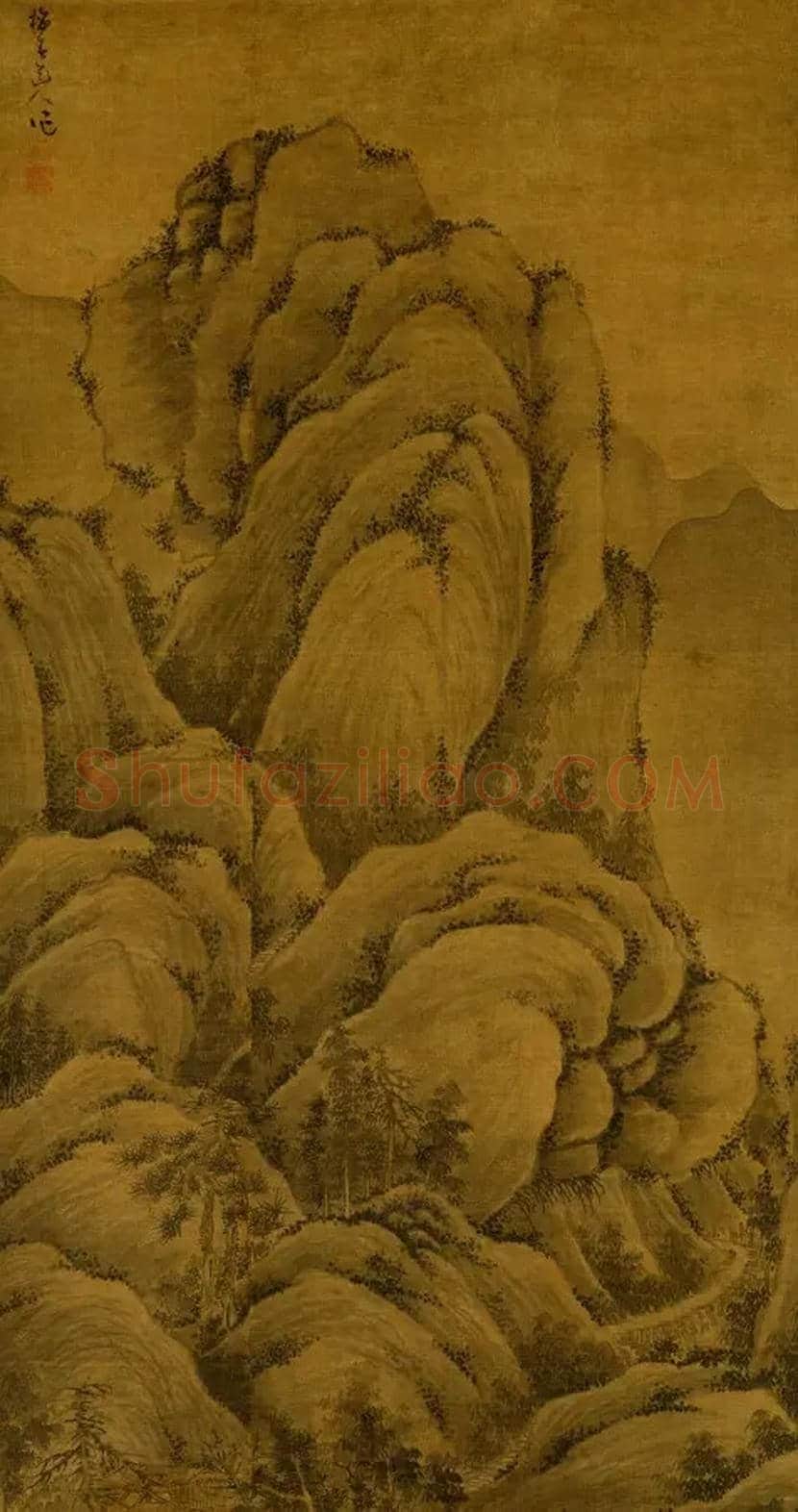 吴镇《溪山高隐图》欣赏 | 书画科普