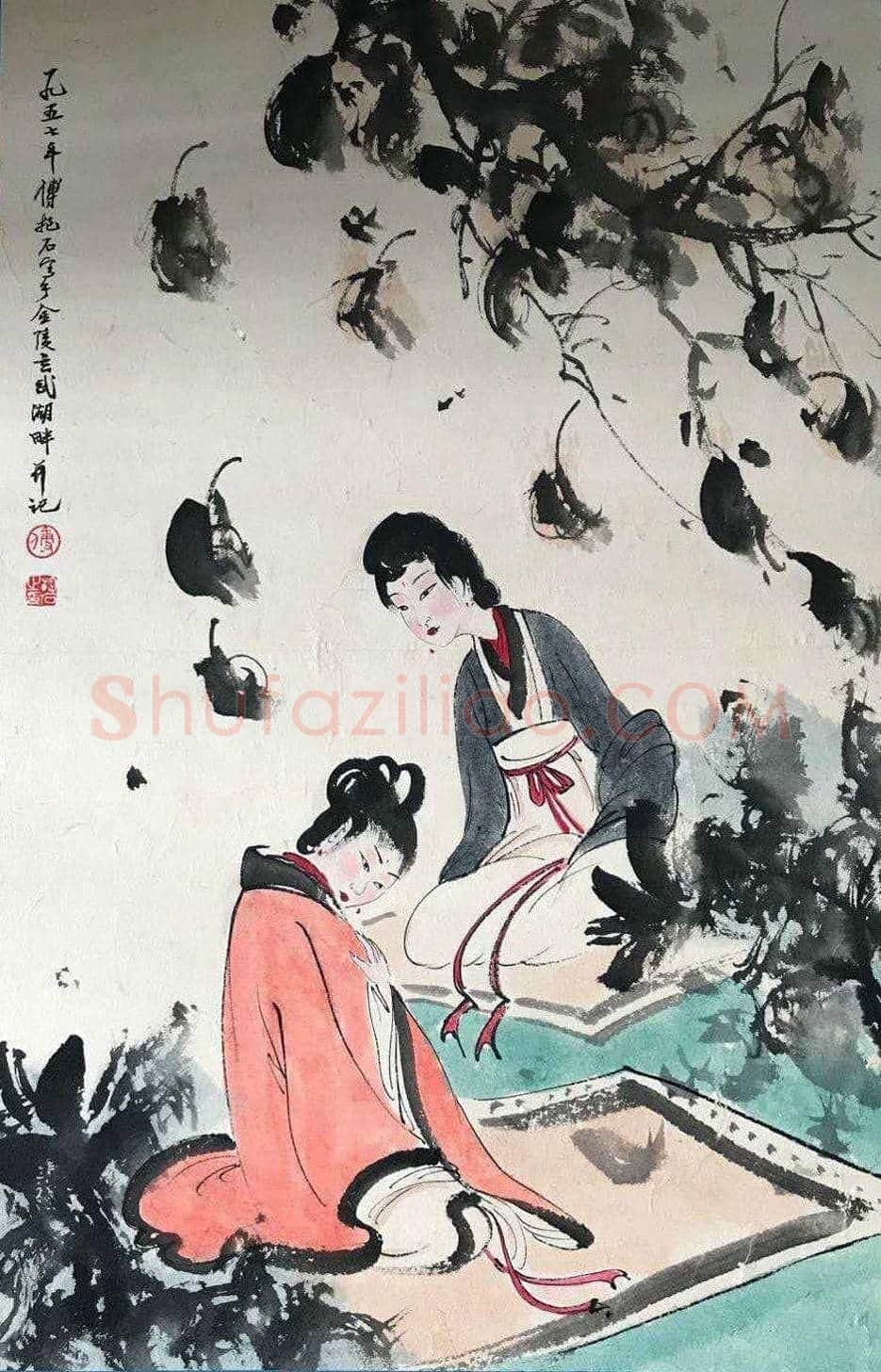 魏晋风度 妙笔生花——傅抱石《人物册页》 | 国画欣赏