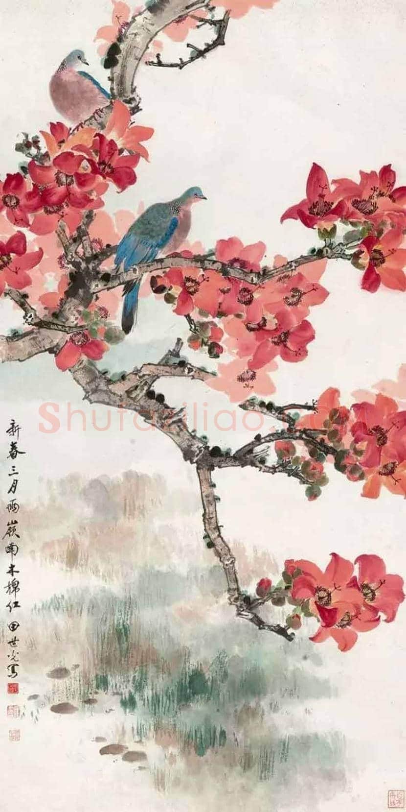 田世光花鸟画作品欣赏 | 书画科普