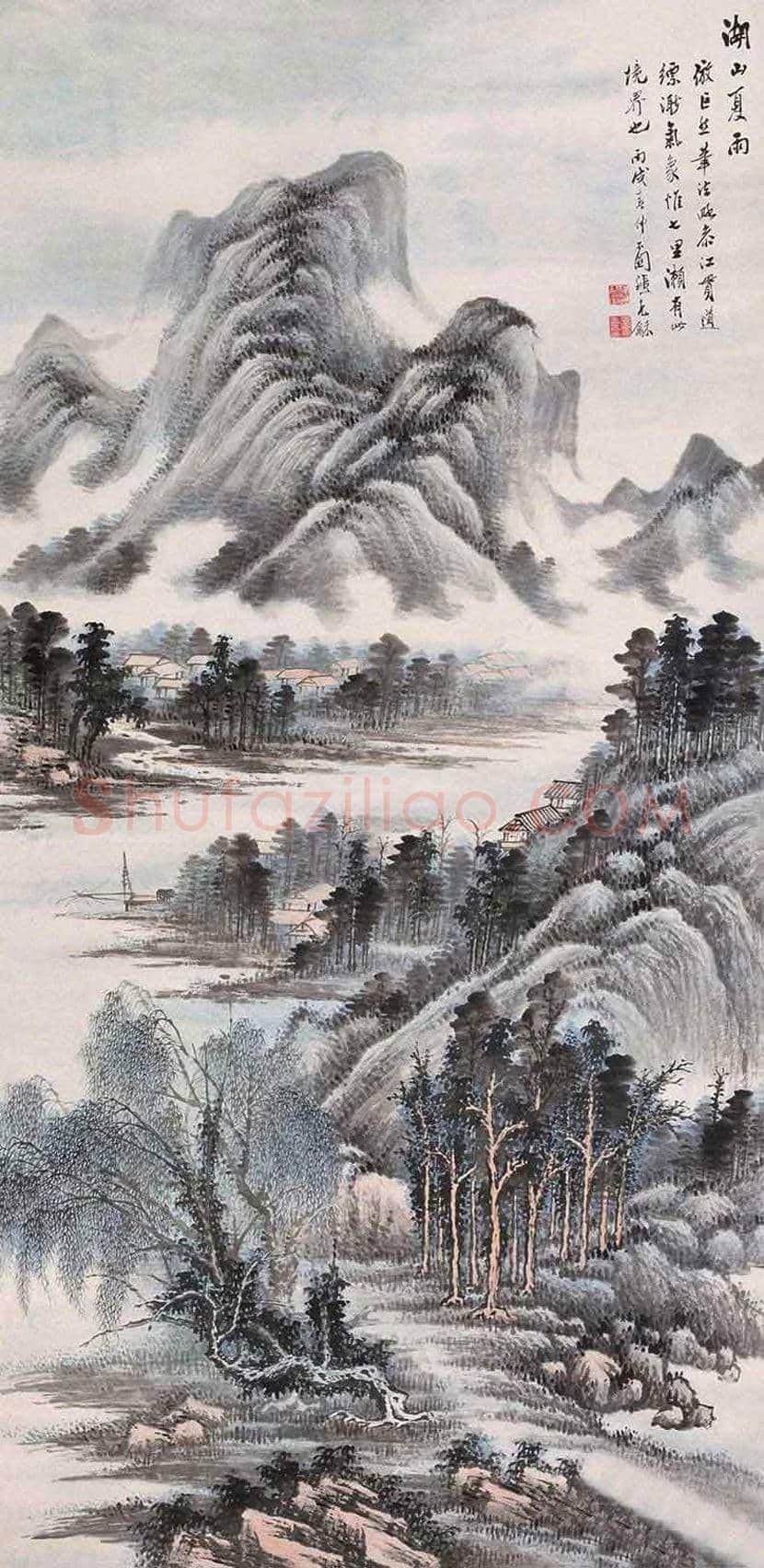 张石园山水画作品欣赏 | 书画文摘