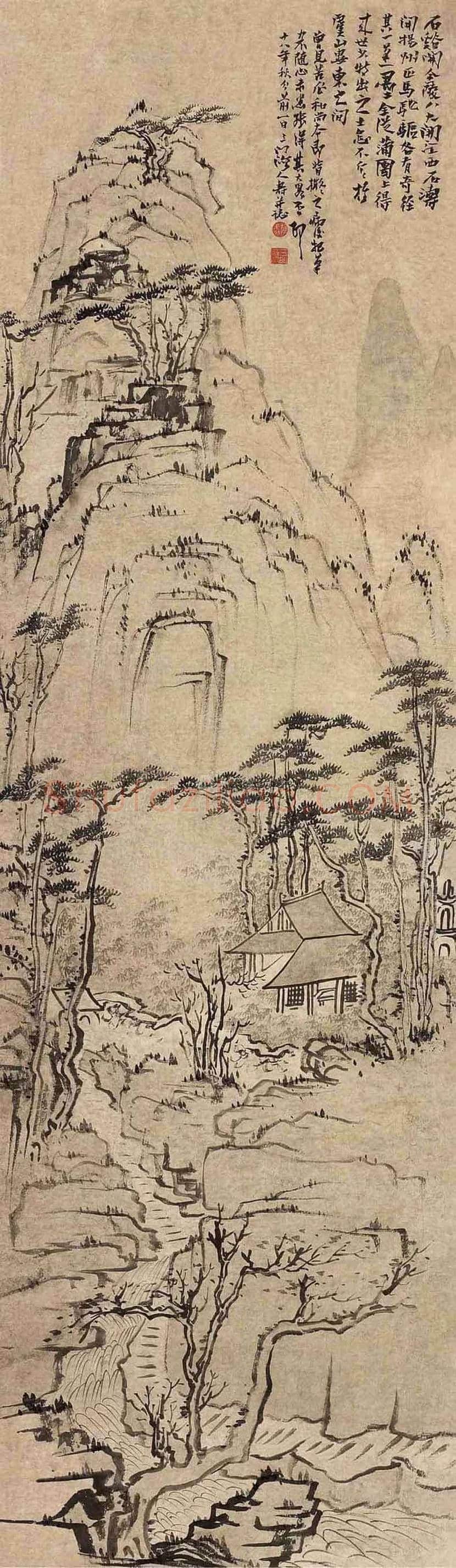潘天寿山水画欣赏 | 书画科普
