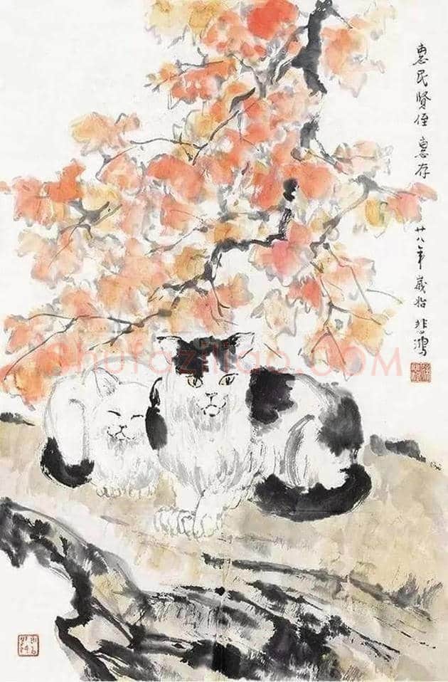 徐悲鸿笔下的46幅家畜图,形象生动 | 书画文摘