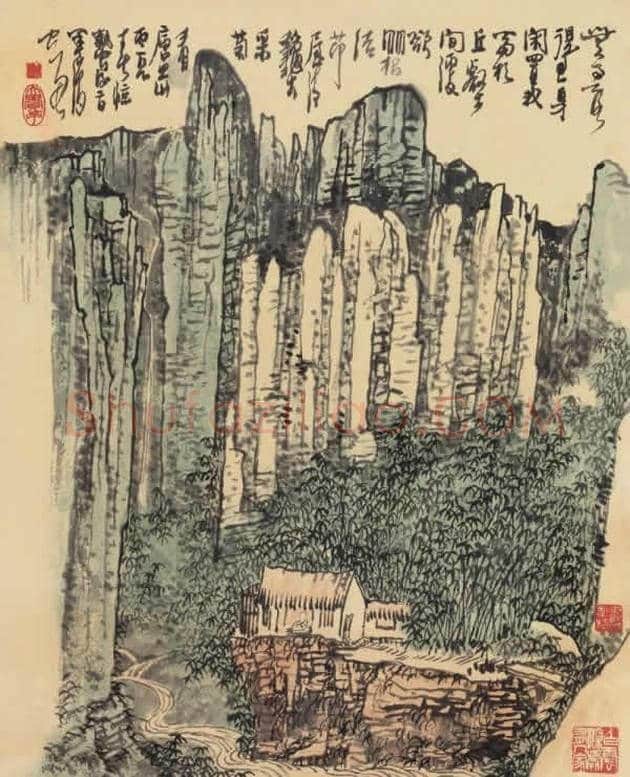 绘画奇人黄秋园作品欣赏(100幅) | 书画百科