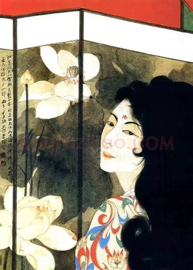 张大千笔下的高颜值美女 | 书画资料