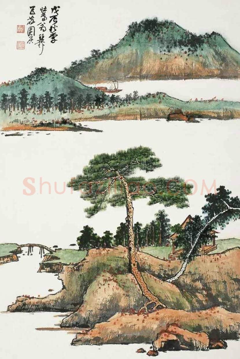 谢稚柳山水画欣赏 | 书画讲解