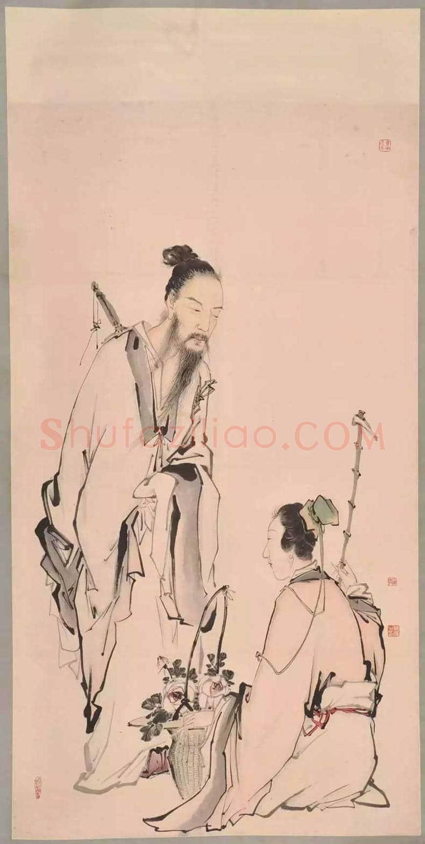 黄羲人物画作品欣赏 | 书画常识