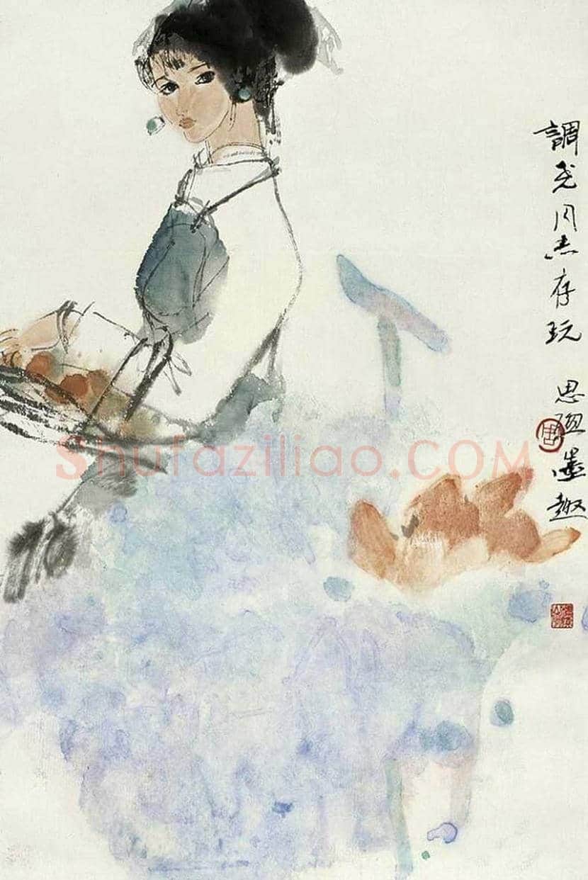 周思聪人物画作品欣赏 | 书画讲解