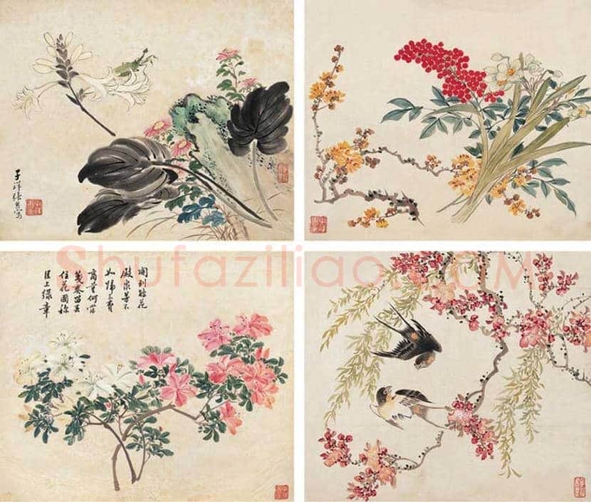 张熊花鸟画作品欣赏 | 书画常识