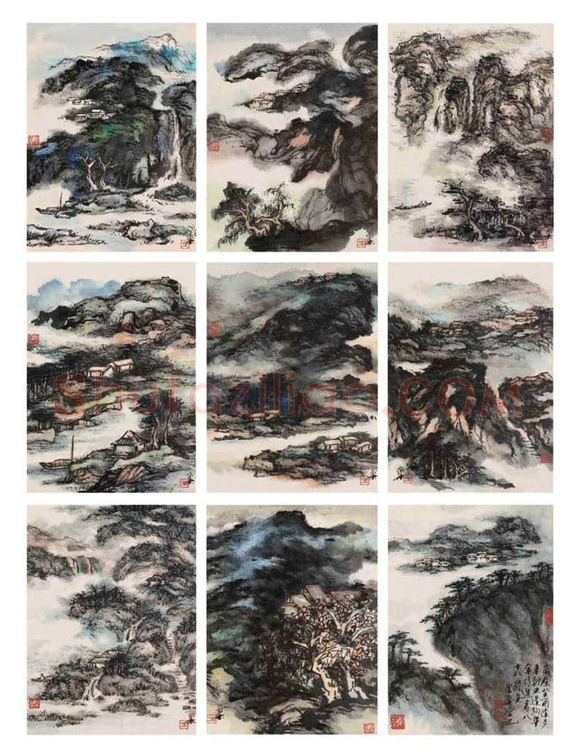 王康乐山水画作品欣赏 | 书画常识