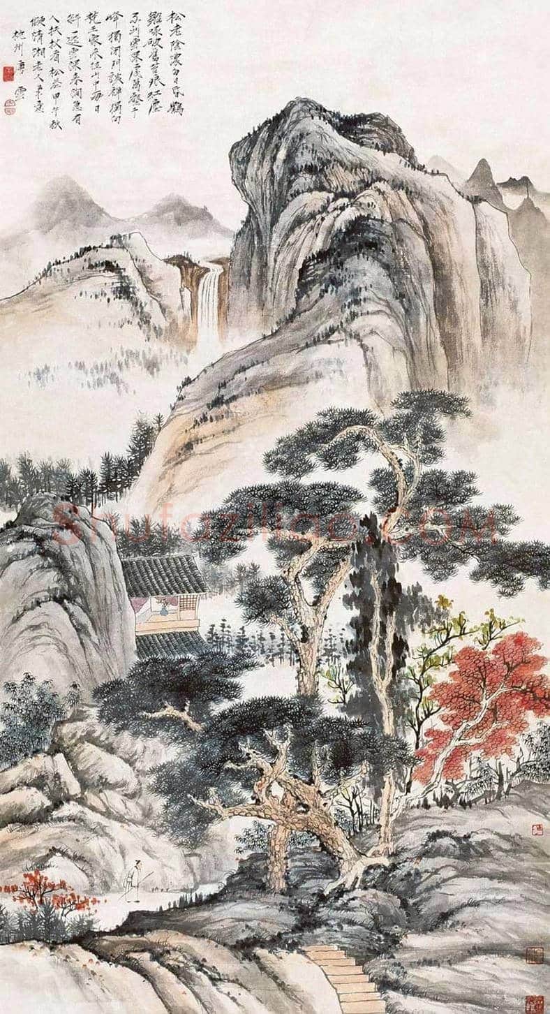 唐云山水画作品欣赏 | 书画讲解