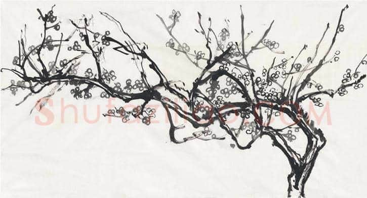 刘海粟梅花图欣赏 | 书画知识