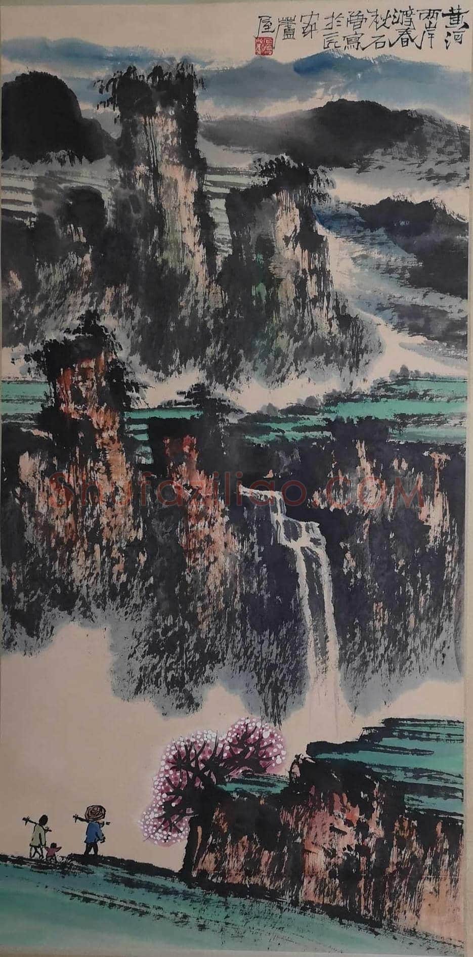 石鲁作品《黄河两岸度春秋》，有震撼人心的魅力！ | 国画赏析