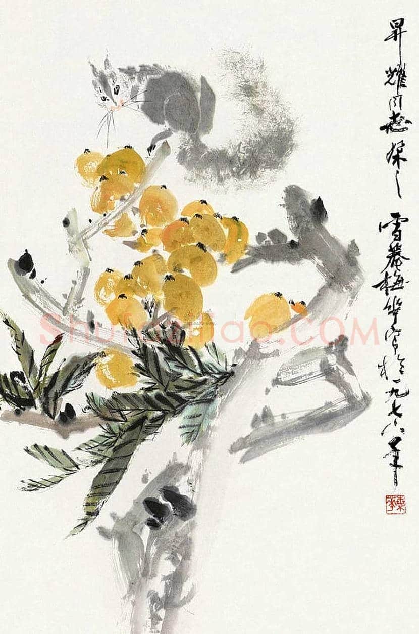 颜梅华花鸟作品欣赏 | 书画知识