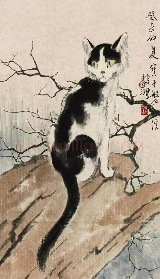 徐悲鸿笔下的46幅家畜图,形象生动 | 书画文摘