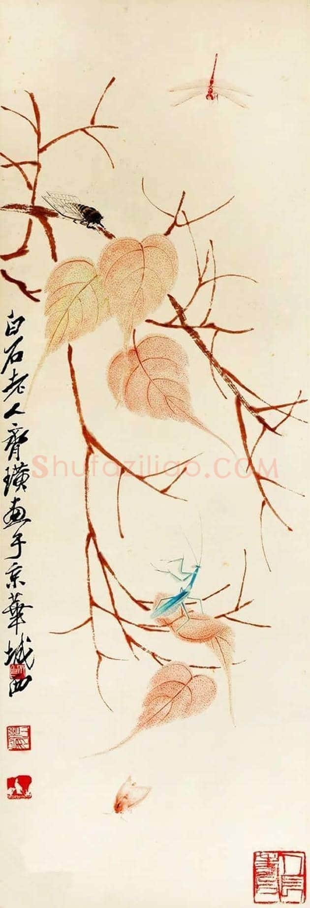 齐白石真迹将来湘开展【90幅】 | 书画资料