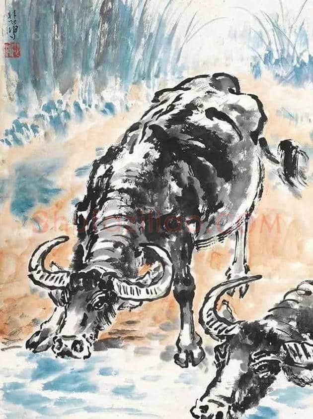 徐悲鸿笔下的46幅家畜图,形象生动 | 书画文摘