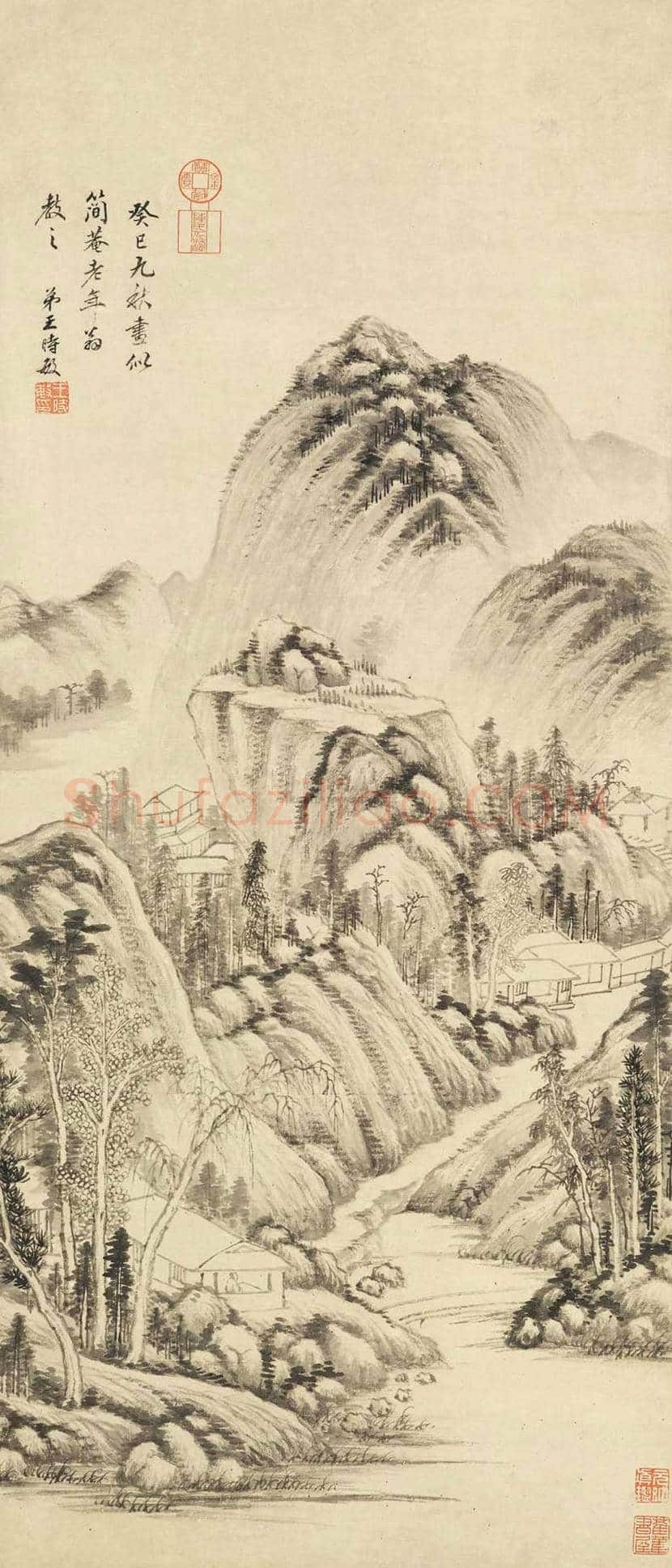 王时敏作品价格,多少钱一平尺? | 书画学堂