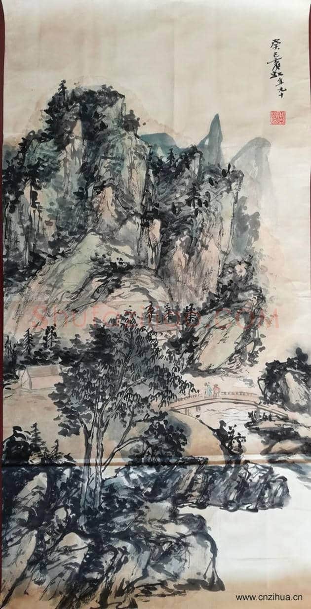 黄宾虹用墨的手法高超，被称为千古第一人！ | 书画文摘