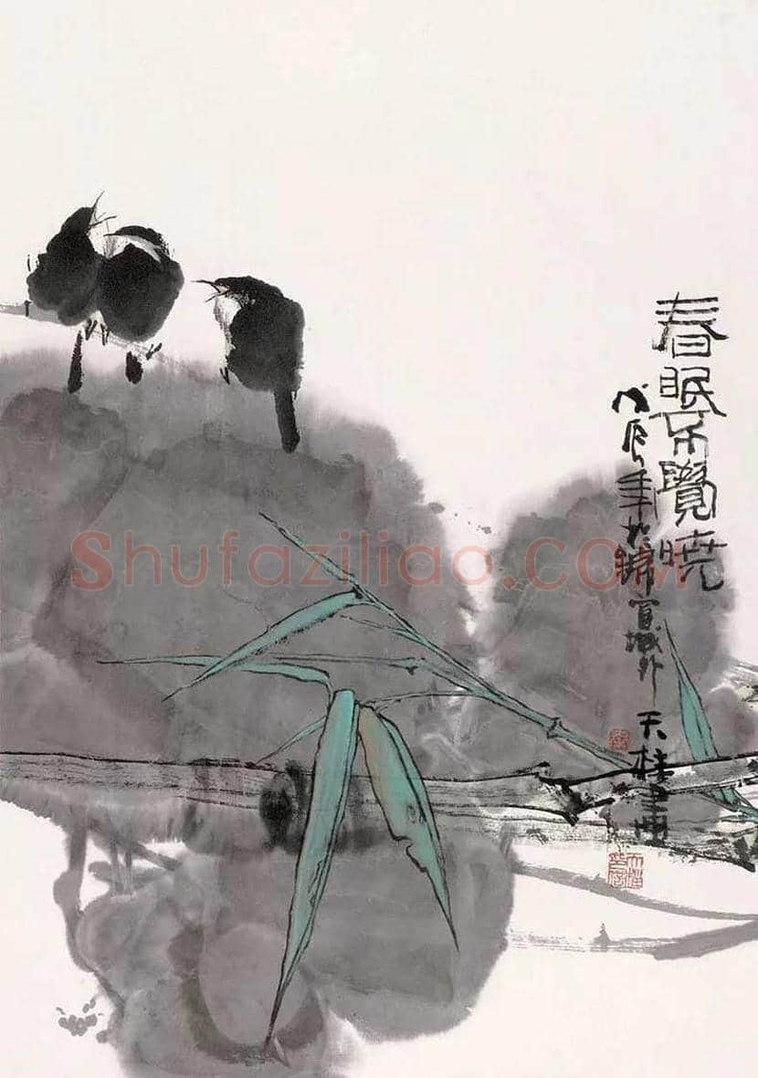 秦天柱花鸟画作品欣赏 | 书画学堂