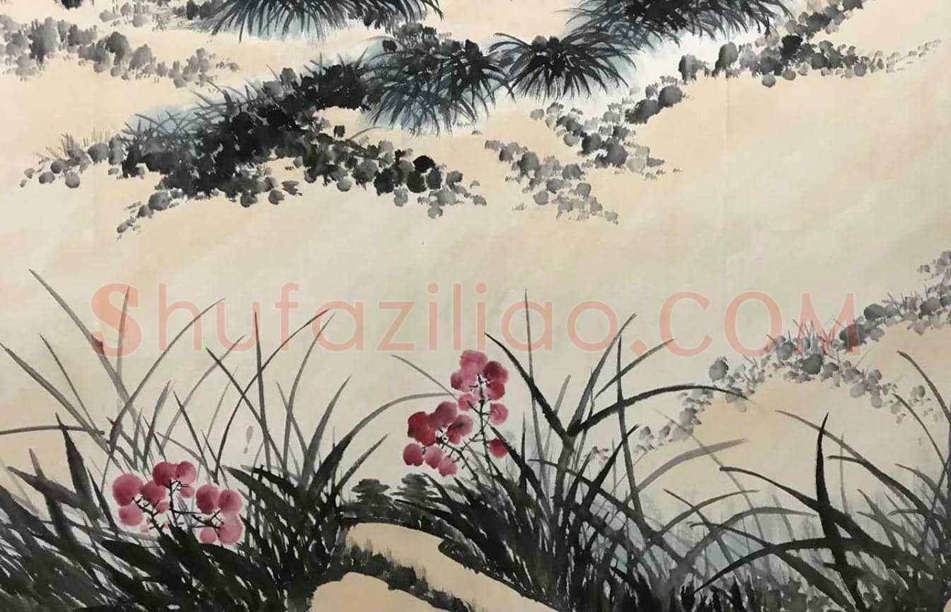 潘天寿《江天新霁》，丈二精品巨作 | 国画图片