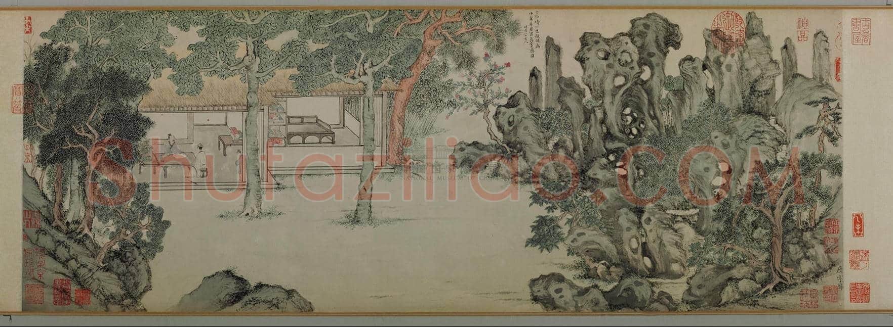 文征明代表作《真赏斋图》欣赏 | 书画知识