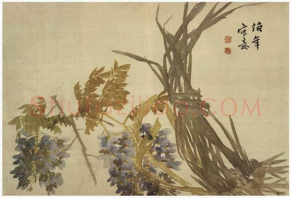 任伯年《花卉册页》欣赏 | 著名国画图片