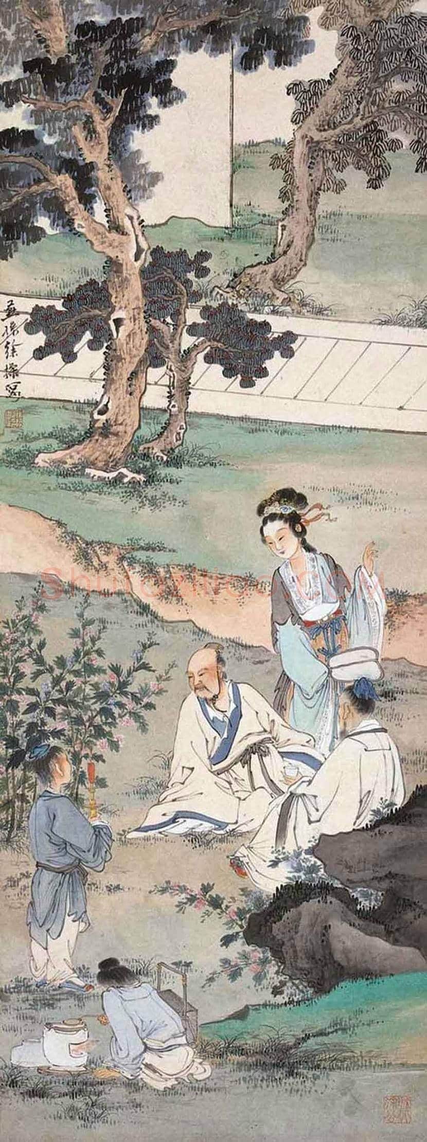 徐燕孙人物画作品欣赏 | 书画讲解